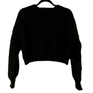 Don’t Call Me Jennyfer Womens Chunky Black Sweater Size Small